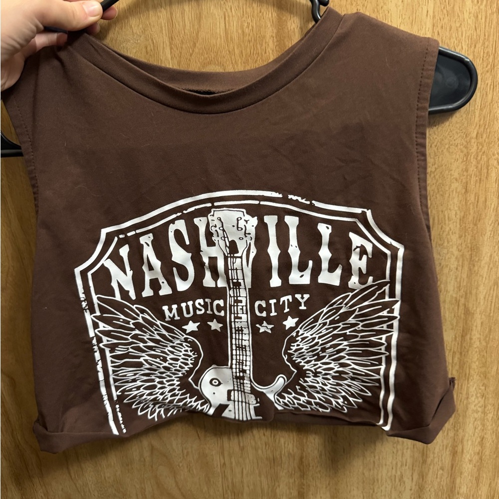 SHEIN Chocolate Brown Top